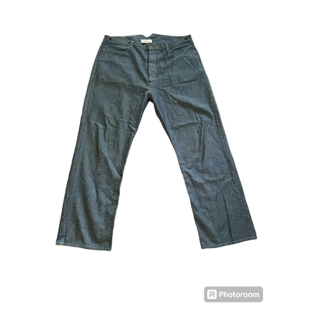 Vintage Caterpillar CAT Work Pants Workwear Mens 38x32 100% Cotton Hong Kong